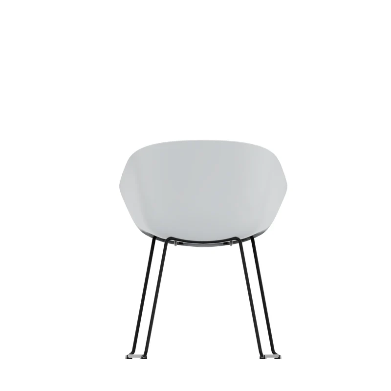 Besucherstuhl Stay | Schalensitz mit Kufen-Gestell, 2er Set