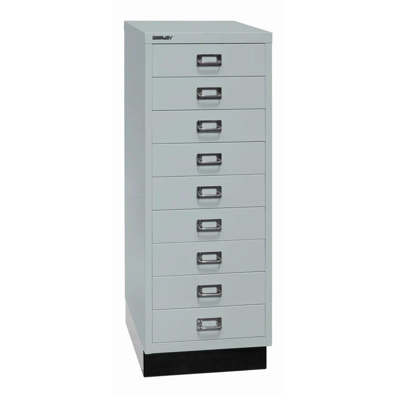 Bisley MultiDrawer™ | Inkl. Sockel, DIN A3, 9 Schubladen