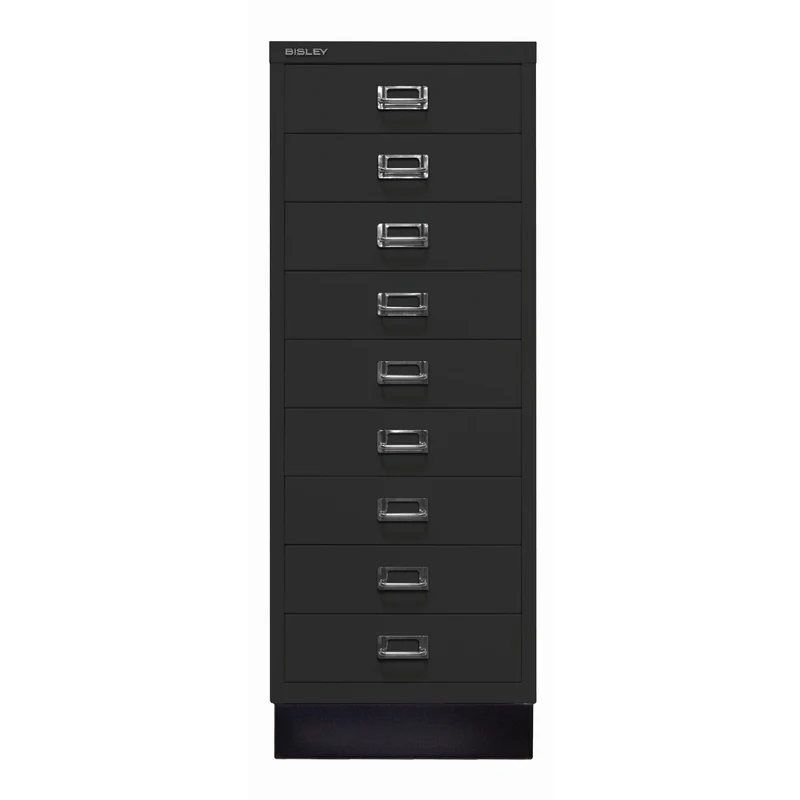 Bisley MultiDrawer™ | Inkl. Sockel, DIN A3, 9 Schubladen