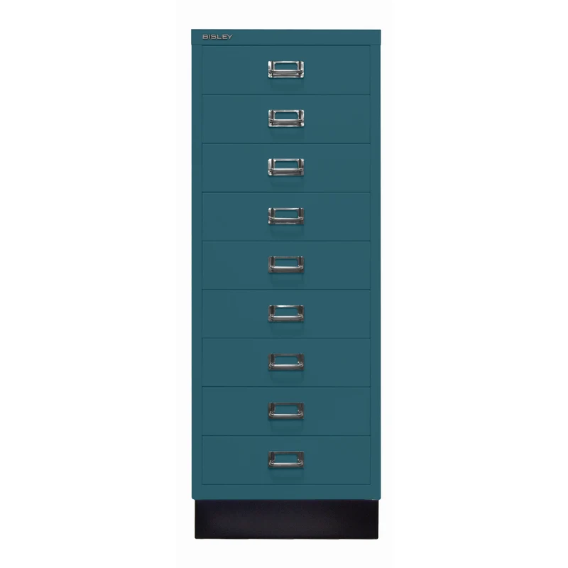 Bisley MultiDrawer™ | Inkl. Sockel, DIN A3, 9 Schubladen