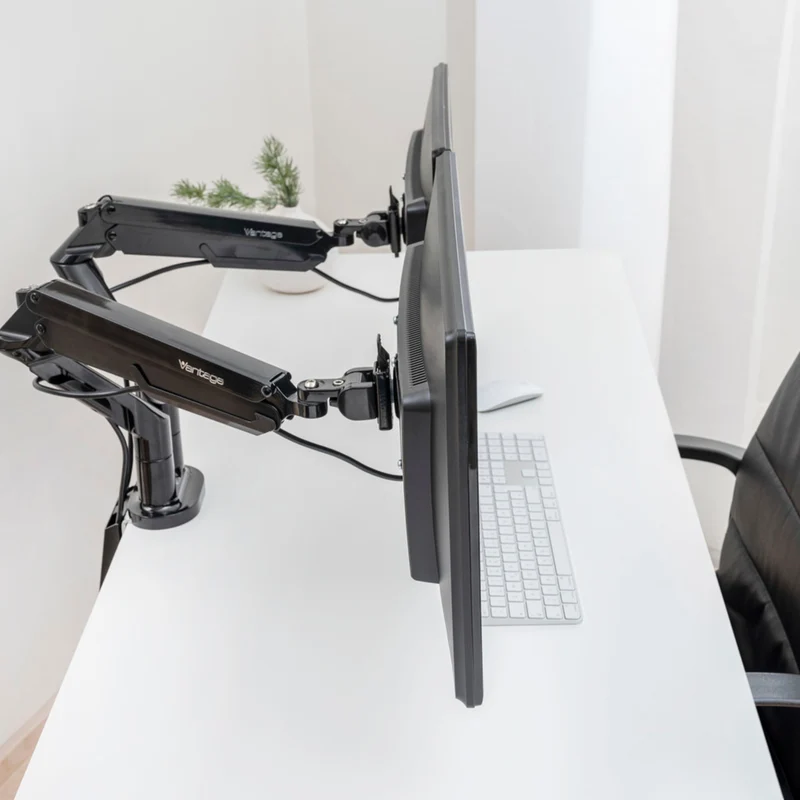 VANTAGE Premium Duo Doppel-Monitortragarm 17" bis 36"