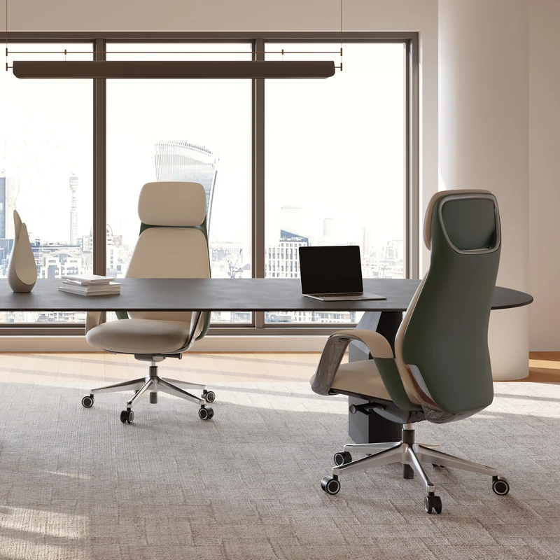 Serene, Napa Leather Executive Office Chair