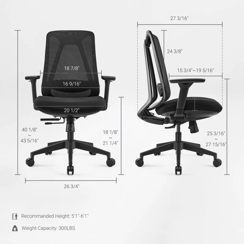 Nico, Mesh Ergonomic Office Chair