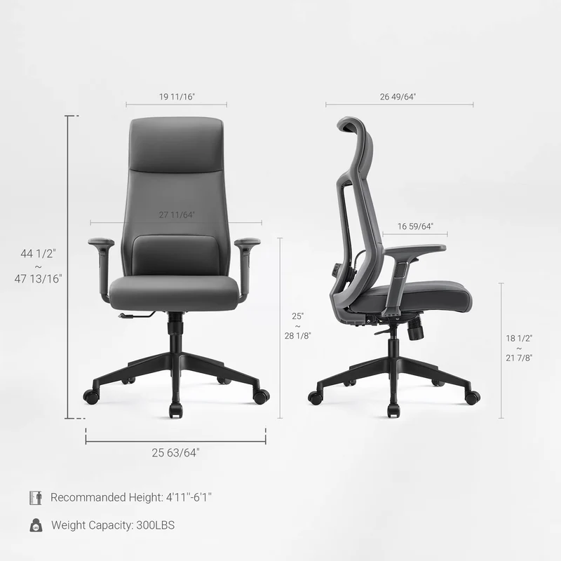Valen, Microfiber Leather Office Chair