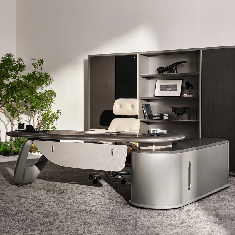 Zen Orion, Executive Desk & Bookcase