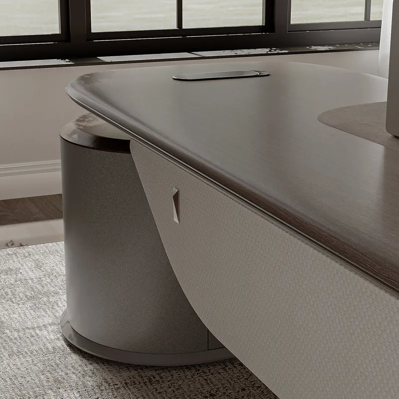 Zen Orion, Executive Desk & Bookcase