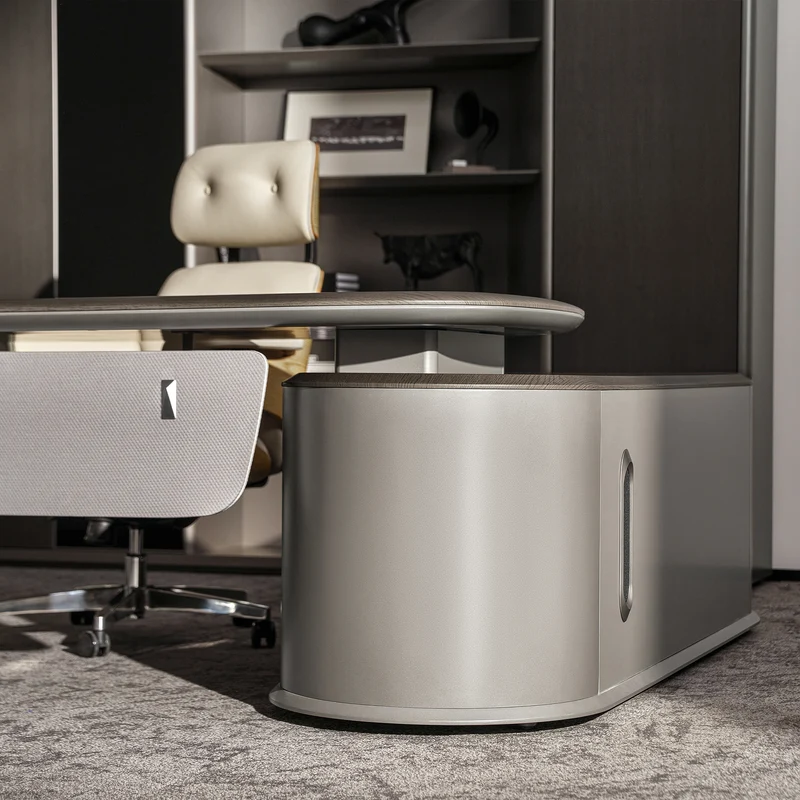 Zen Orion, Executive Desk & Bookcase