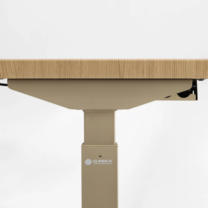 Wonder, Touch-Activated Glowing Glass Standing Desk (47"x23")