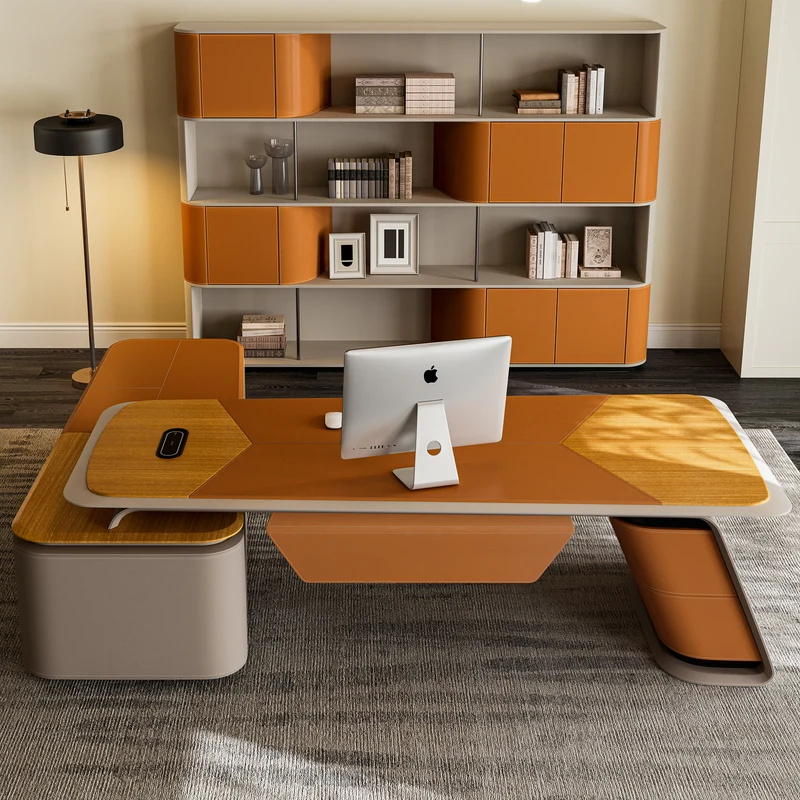 Zen Altair, Executive Desk & Bookcase