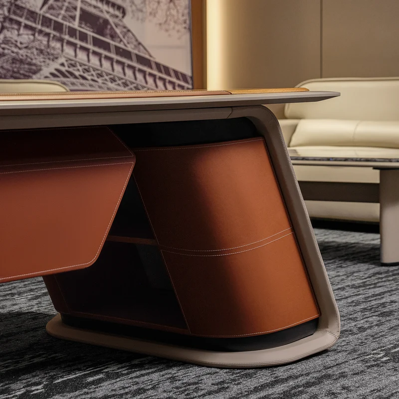 Zen Altair, Executive Desk & Bookcase