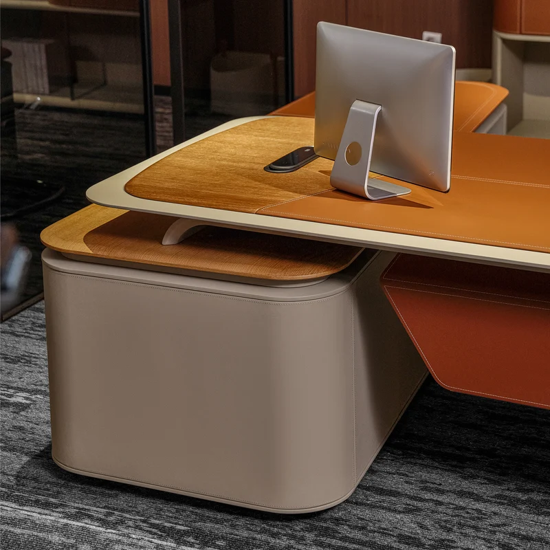 Zen Altair, Executive Desk & Bookcase