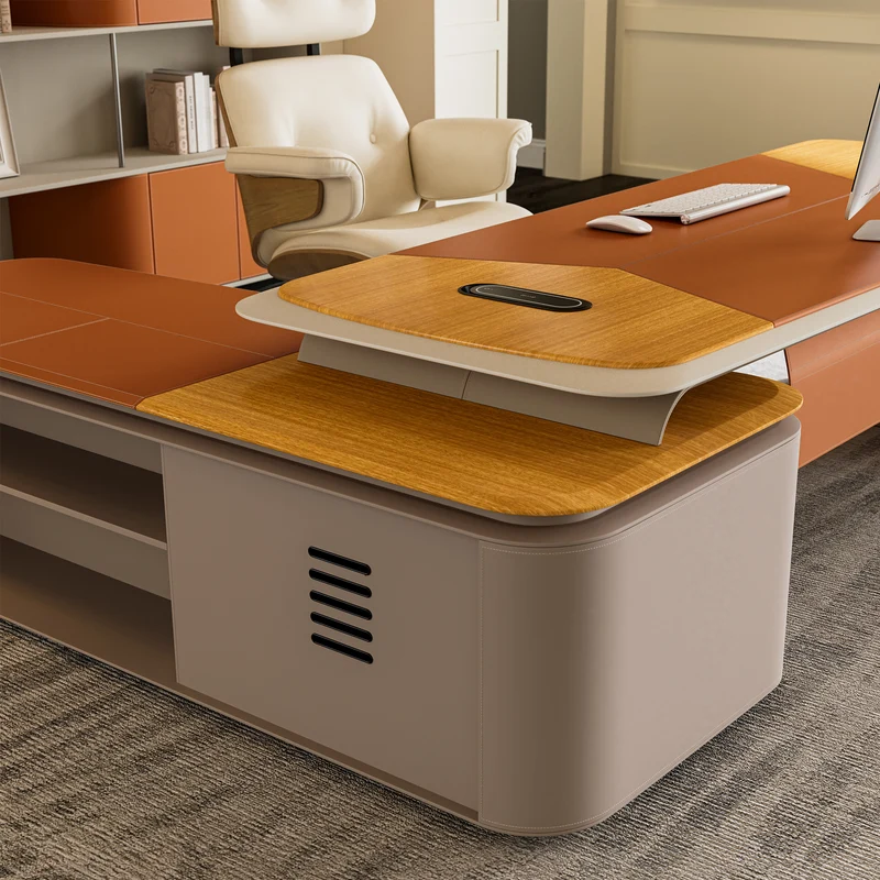 Zen Altair, Executive Desk & Bookcase