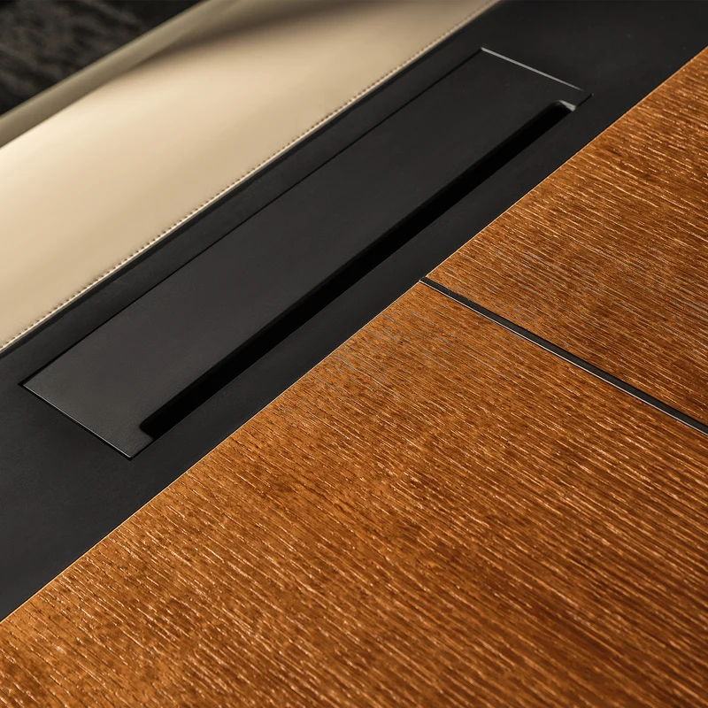 Zen Lunar, Executive Desk & Bookcase
