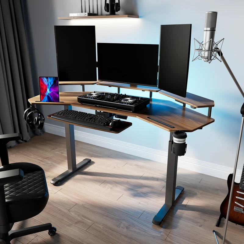 Aero Pro Wing-Shaped Standing Desk (72"x23")