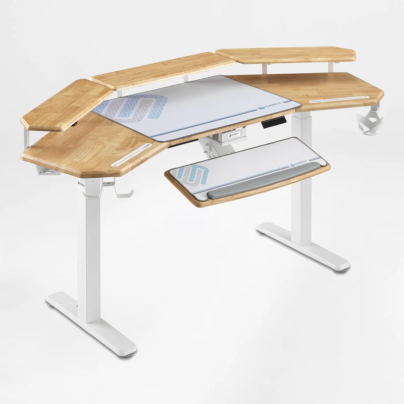 Aero Pro Wing-Shaped Standing Desk (72"x23")