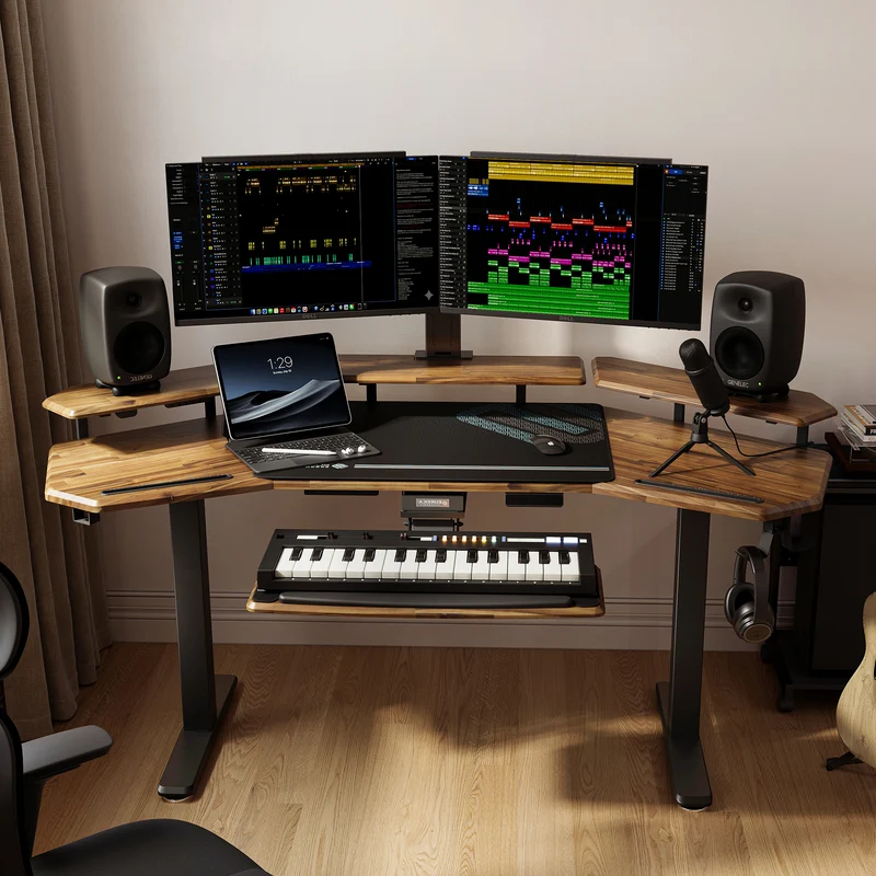 Aero Pro Wing-Shaped Standing Desk (72"x23")
