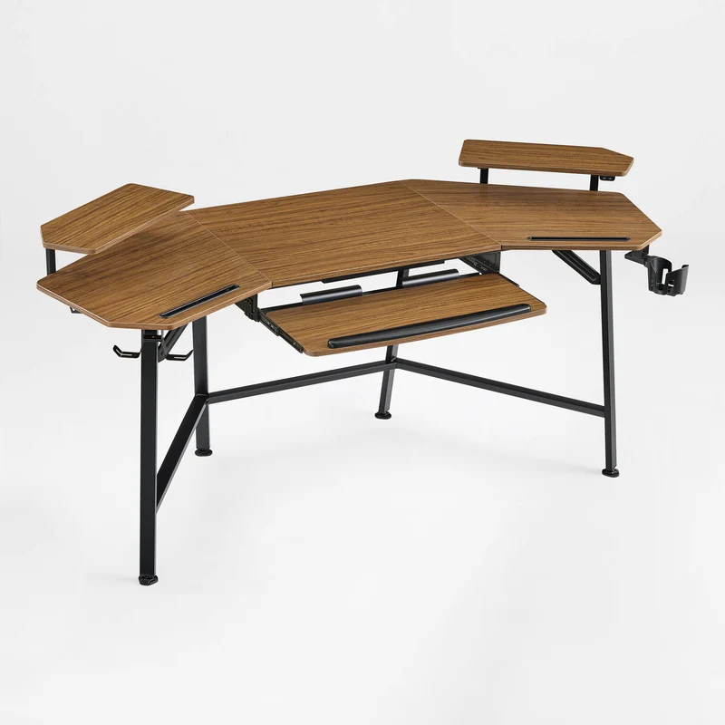 Aero Wing Shaped Studio Desk (73"x23")
