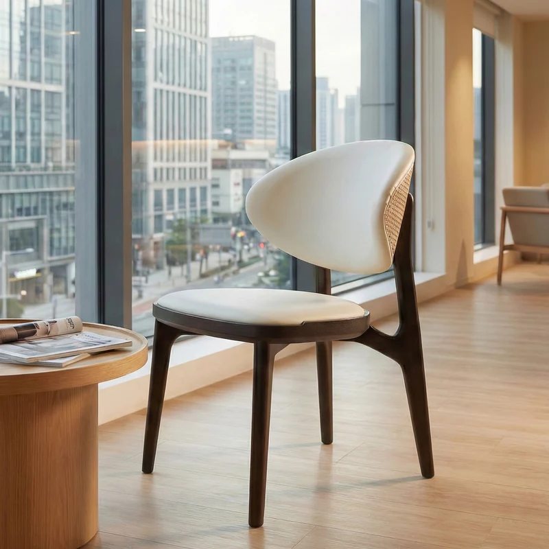 Cedar, Dining Side Chairs Set of 2, Off-white
