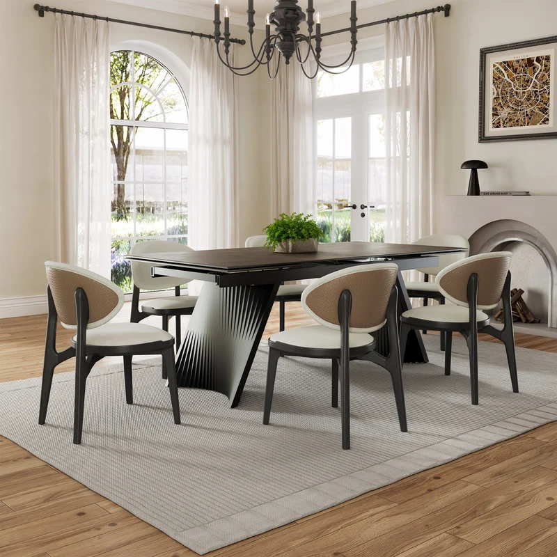 Cedar, Dining Side Chairs Set of 2, Off-white