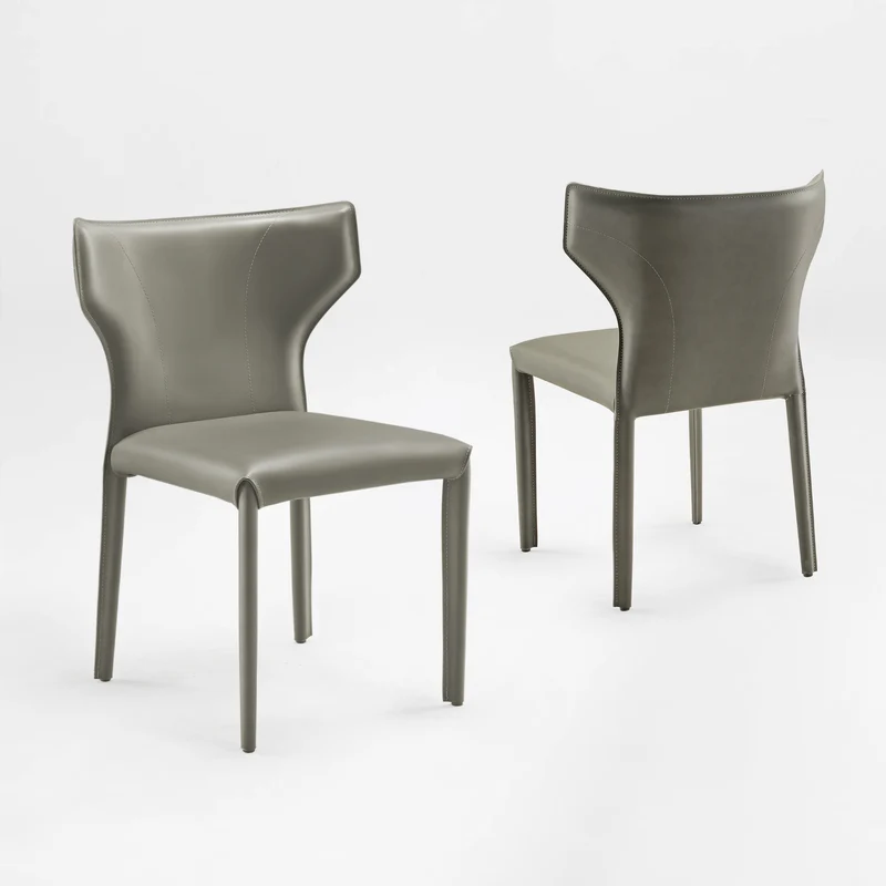 Majestic, Dining Side Chairs Set of 2, Gray