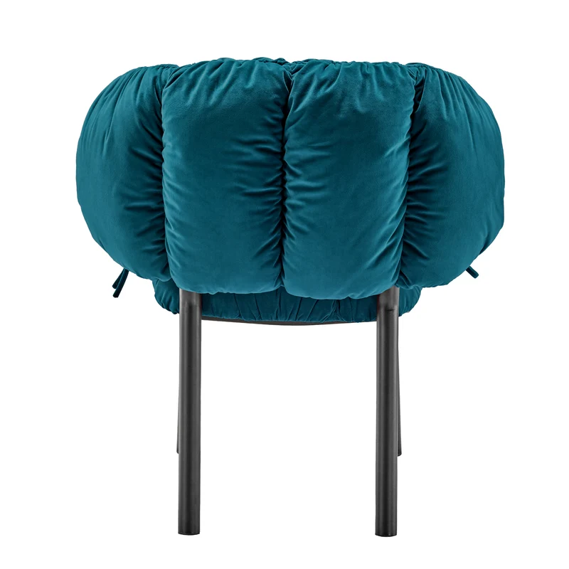 Rlesana, Velvet Dining Side Chair 1 PC, Red/Green