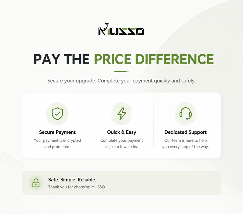 Pay the price difference