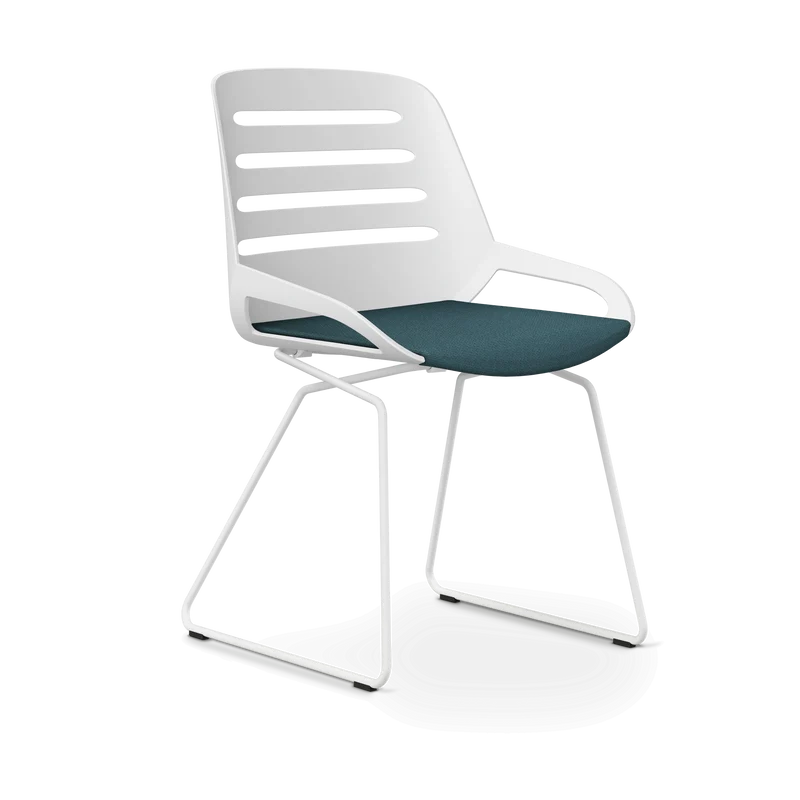 Aeris Numo Comfort Kufengestell Sitzbezug blau meliert
