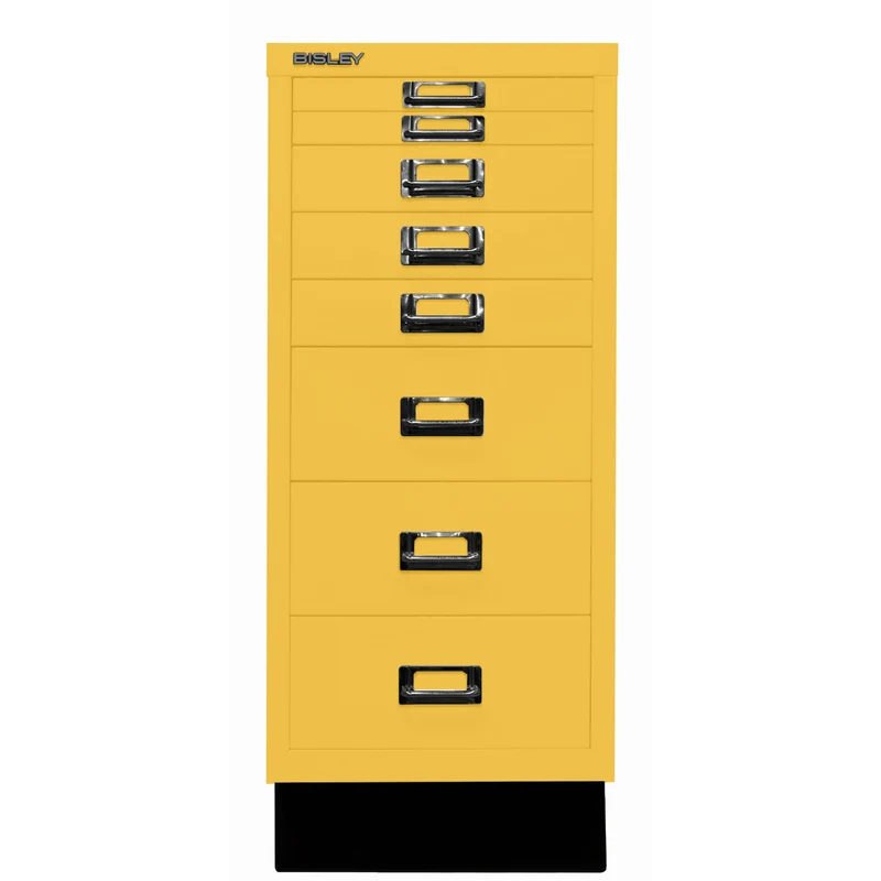 Bisley MultiDrawer™ | Inkl. Sockel, DIN A4, 8 Schubladen