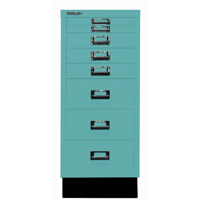 Bisley MultiDrawer™ | Inkl. Sockel, DIN A4, 8 Schubladen