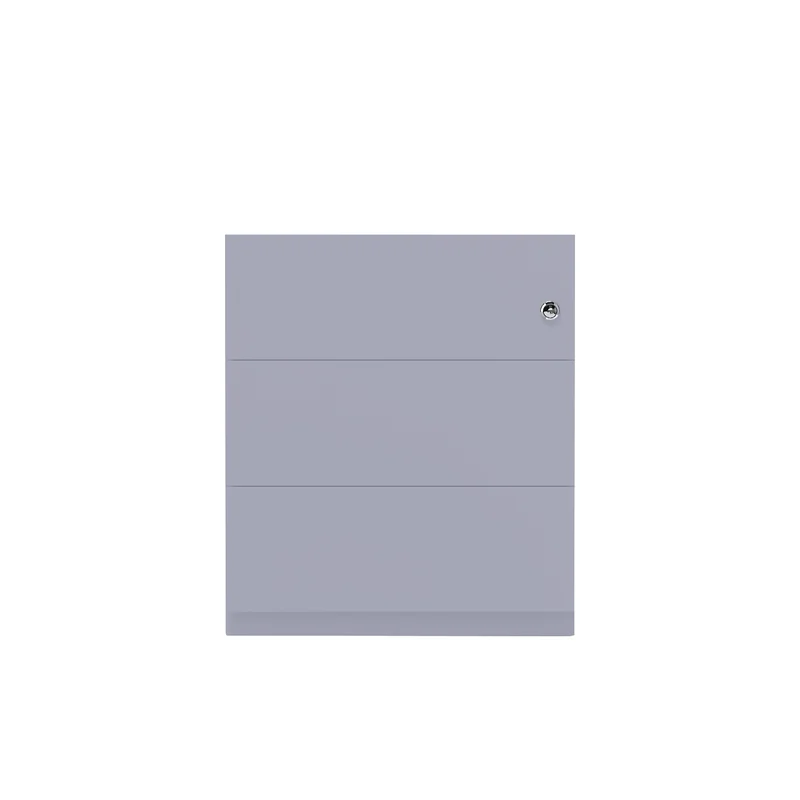 Rollcontainer Note™ | 3 Schubladen, Tiefe 775 mm, Griffleiste