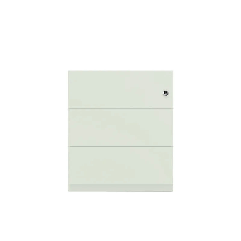 Rollcontainer Note™ | 3 Schubladen, Tiefe 565 mm, Griffleiste