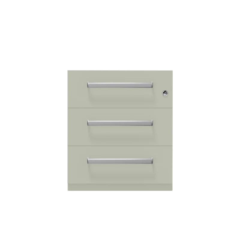 Rollcontainer Note™ | 3 Schubladen, Tiefe 565 mm, Designgriff