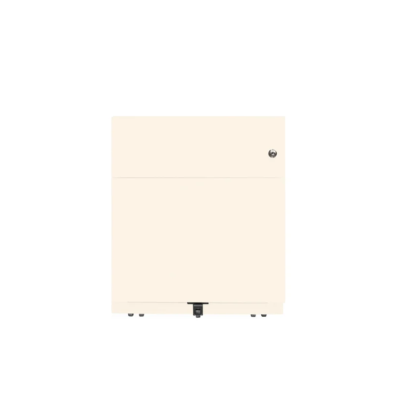 Rollcontainer Note™ | 2 Schubladen , Tiefe 775 mm, Griffleiste