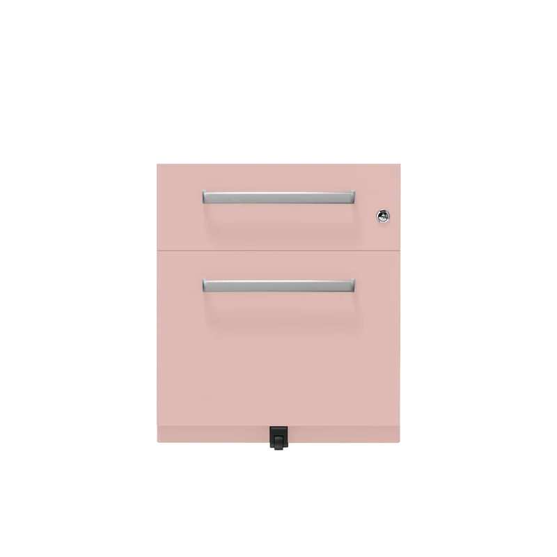 Rollcontainer Note™ | 2 Schubladen , Tiefe 775 mm, Designgriff