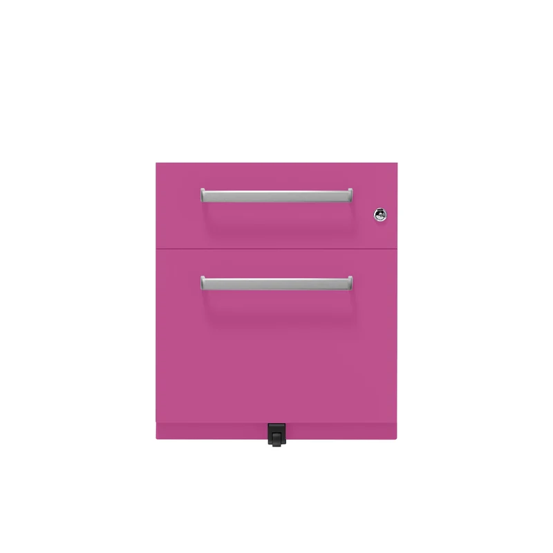 Rollcontainer Note™ | 2 Schubladen , Tiefe 775 mm, Designgriff