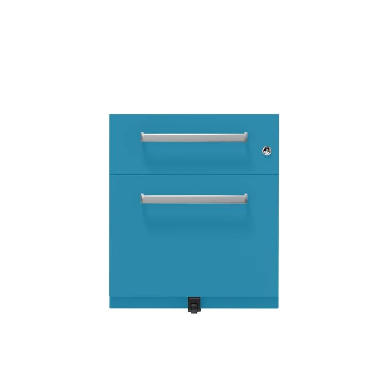 Rollcontainer Note™ | 2 Schubladen , Tiefe 775 mm, Designgriff