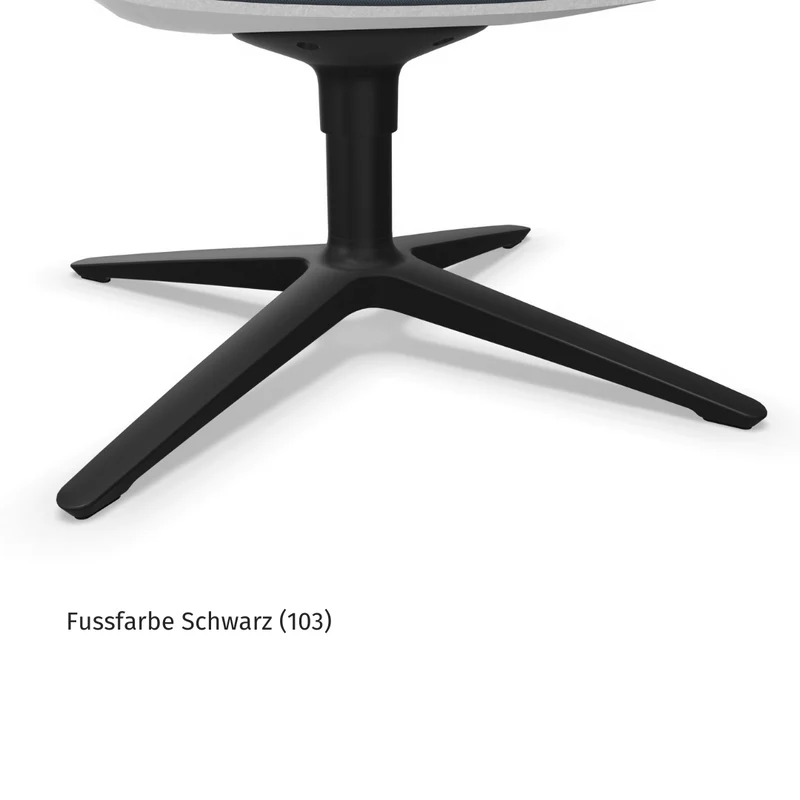 Sedus se:lounge light Drehstuhl mit 4-Stern Aluminiumfuß in zwei Höhen