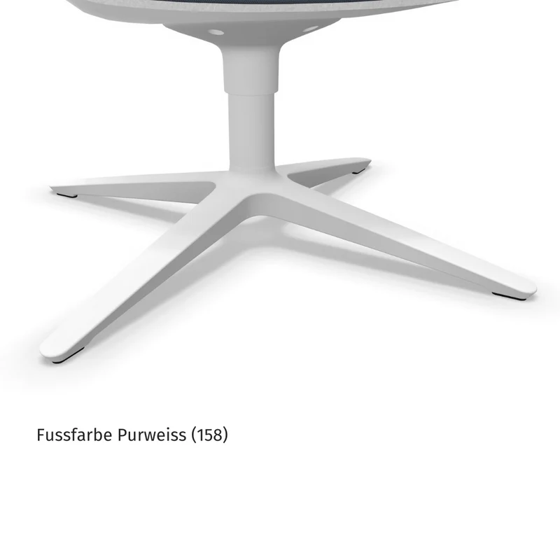 Sedus se:lounge light Drehstuhl mit 4-Stern Aluminiumfuß in zwei Höhen