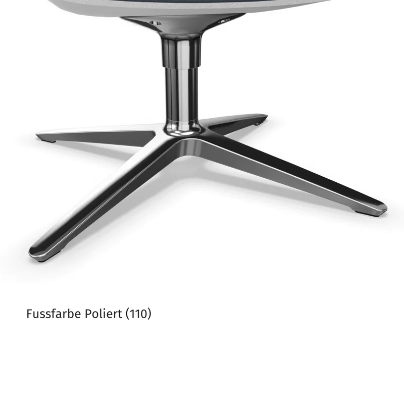 Sedus se:lounge light Drehstuhl mit 4-Stern Aluminiumfuß in zwei Höhen