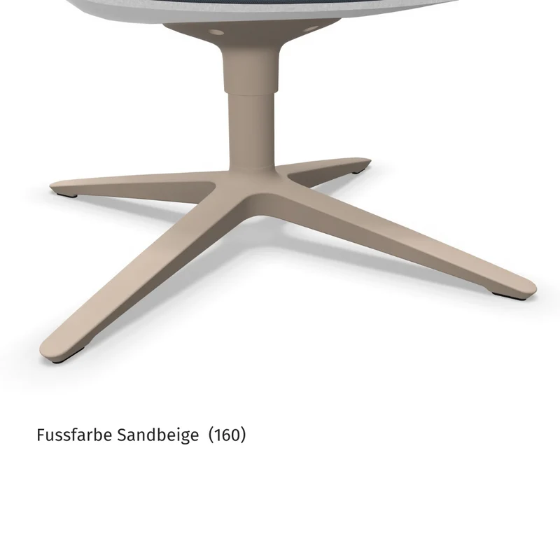 Sedus se:lounge light Drehstuhl mit 4-Stern Aluminiumfuß in zwei Höhen
