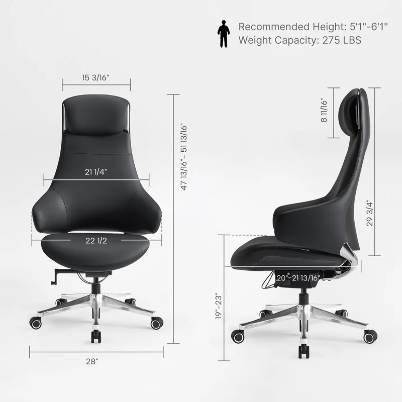 Serene Ella, Napa Leather Executive Chair