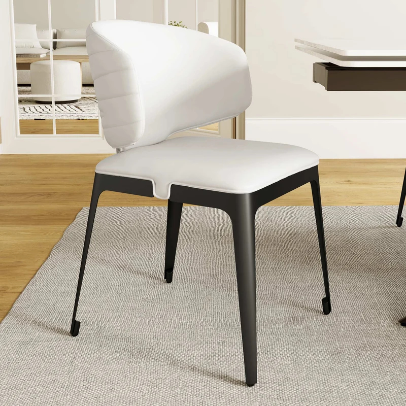 Chateau, Dining Side Chairs Set of 2, Off-White