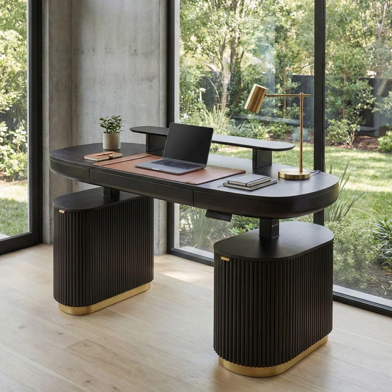 Opal Executive Office Desk (66"x29")