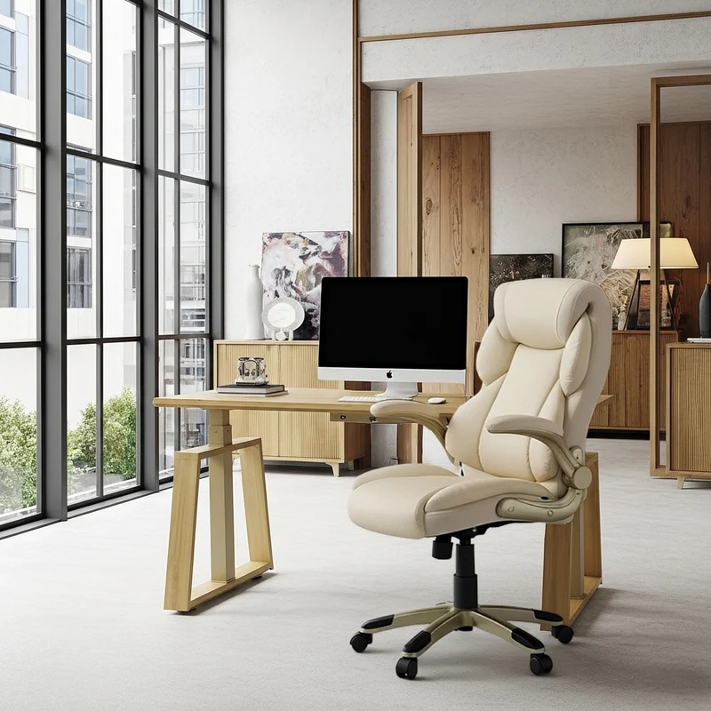 Galene, Faux Leather Office Chair