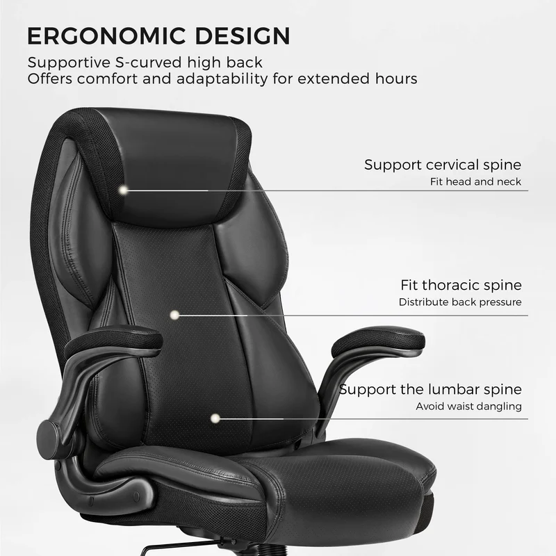 Galene, Faux Leather Office Chair