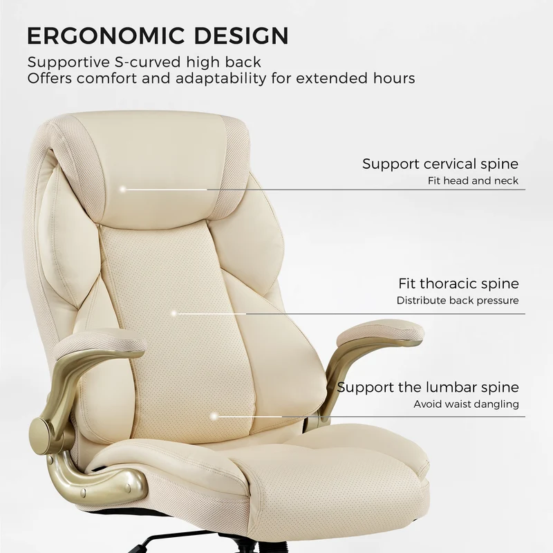 Galene, Faux Leather Office Chair