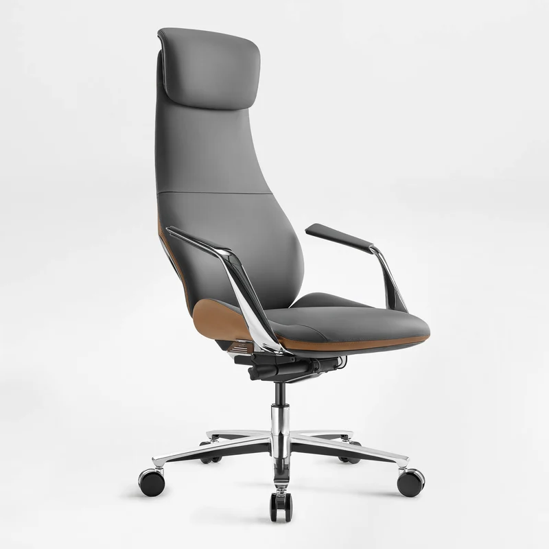 Serene Aaron, Genuine Leather Executive Office Chair