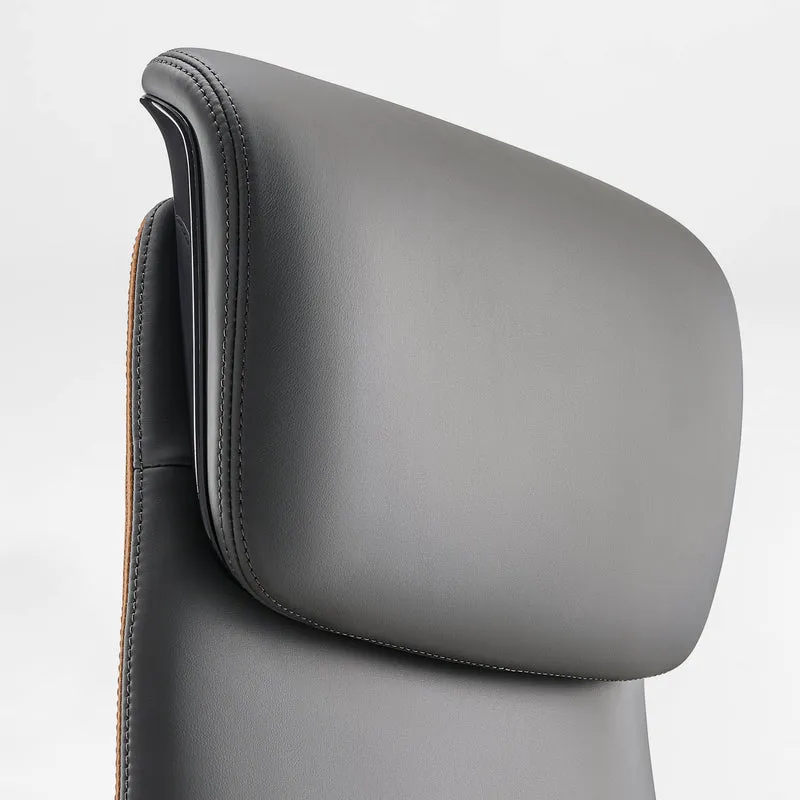 Serene Aaron, Genuine Leather Executive Office Chair