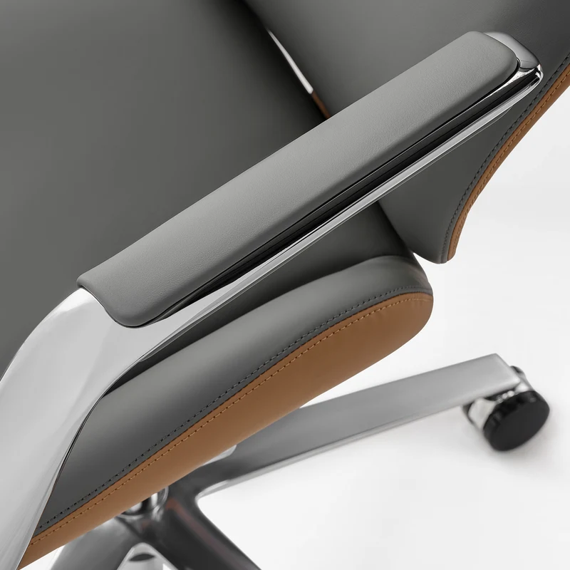 Serene Aaron, Genuine Leather Executive Office Chair