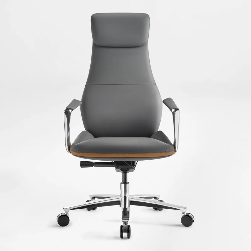 Serene Aaron, Genuine Leather Executive Office Chair